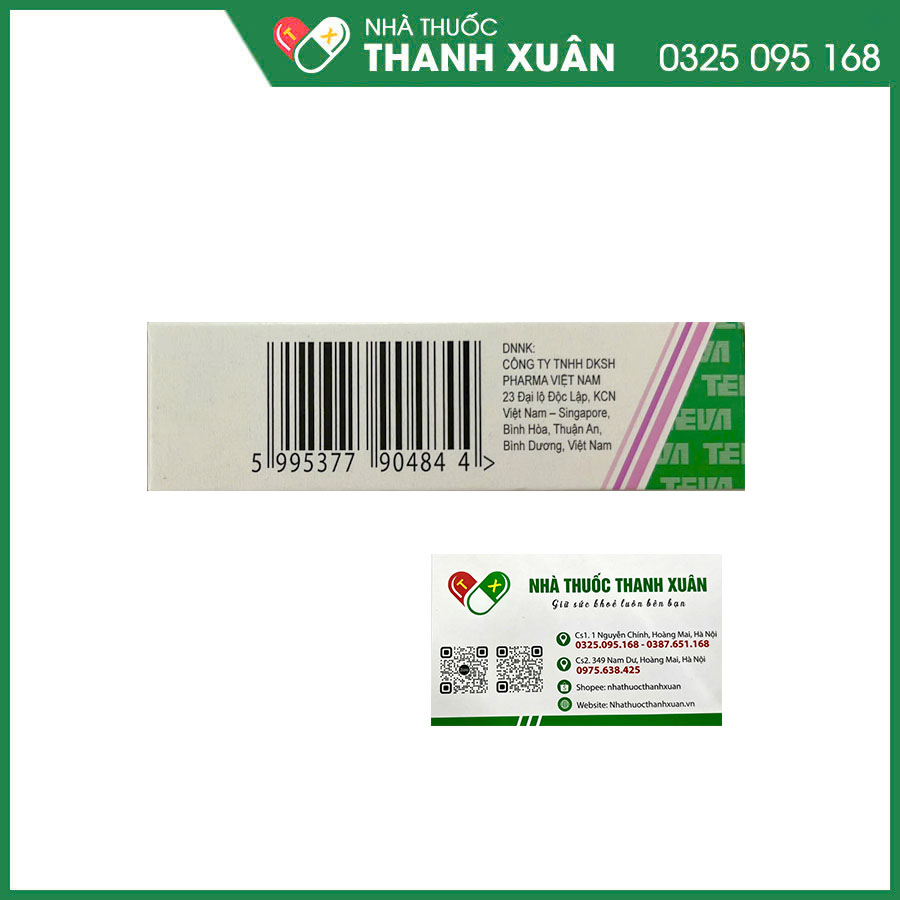 Meloxicam-Teva 7,5mg thuốc chống viêm xương khớp